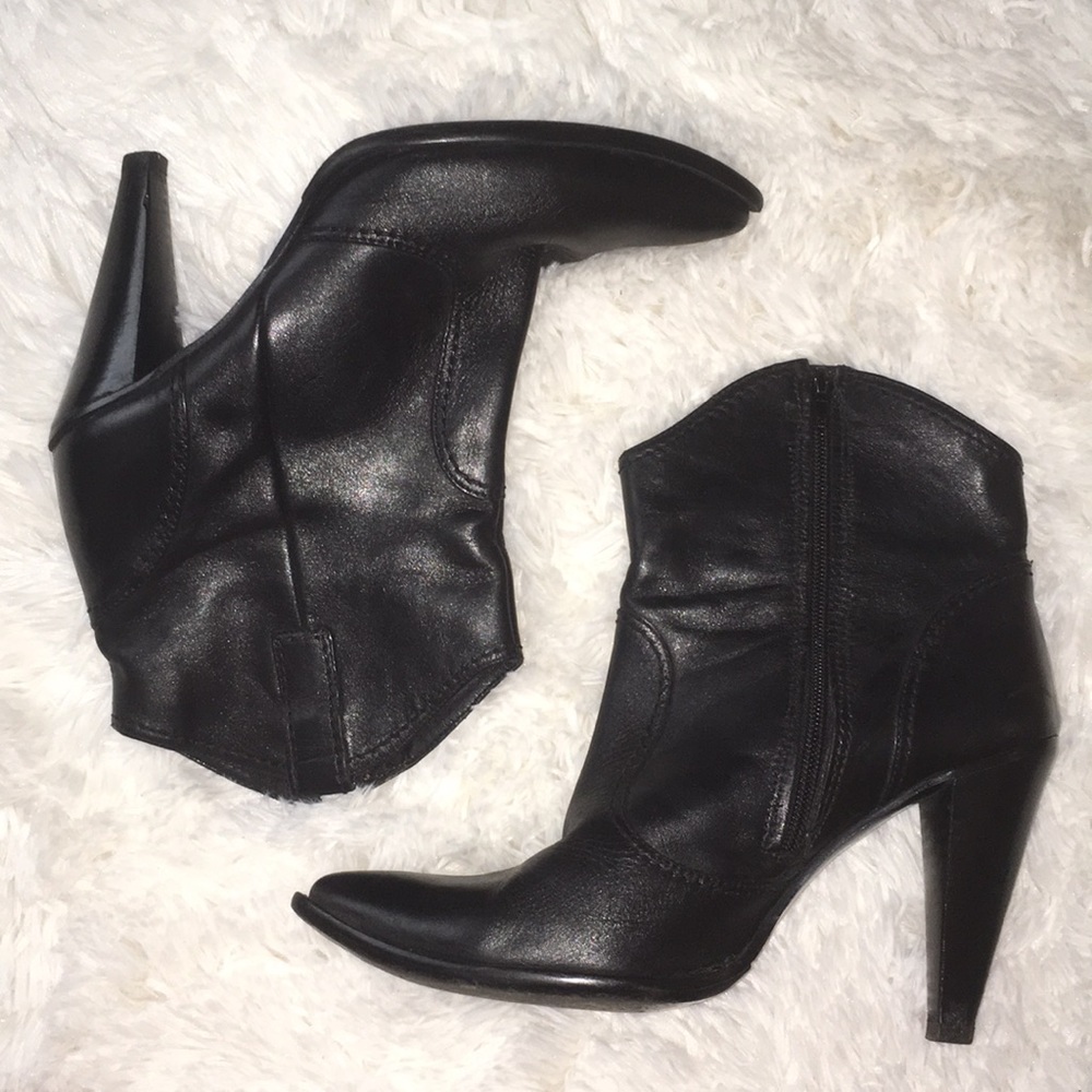 Real Leather booties